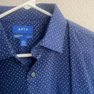 APT9 Paisley Pattern Dress Shirt